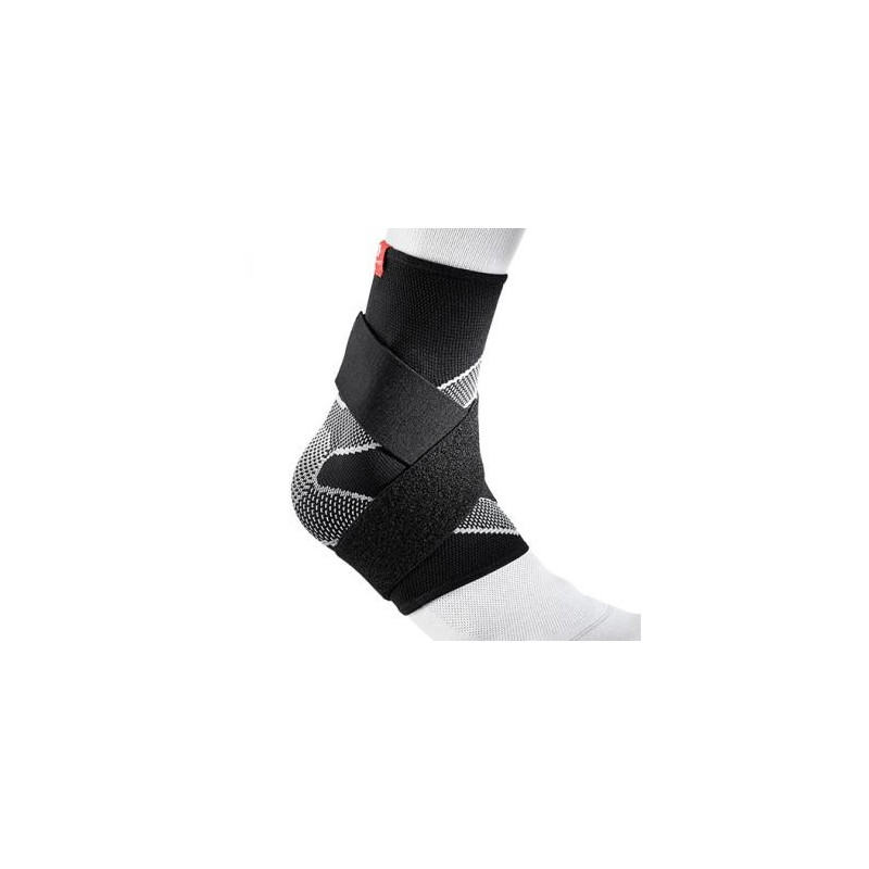 Mcdavid Ankle Sleeve 4 Way Elastic With Figure 8 Straps blac