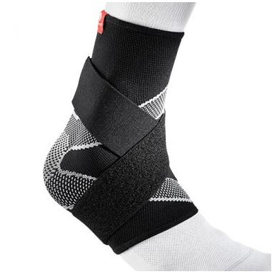 Mcdavid Ankle Sleeve 4 Way Elastic With Figure 8 Straps blac
