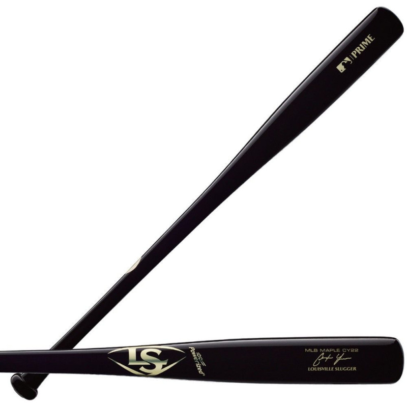 Louisville Slugger MLB Christian Yelich Maple Wood Baseball Bat black