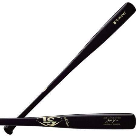 Batte de Baseball en bois d'érable Louisville Slugger MLB Prime Christian Yelich Noir