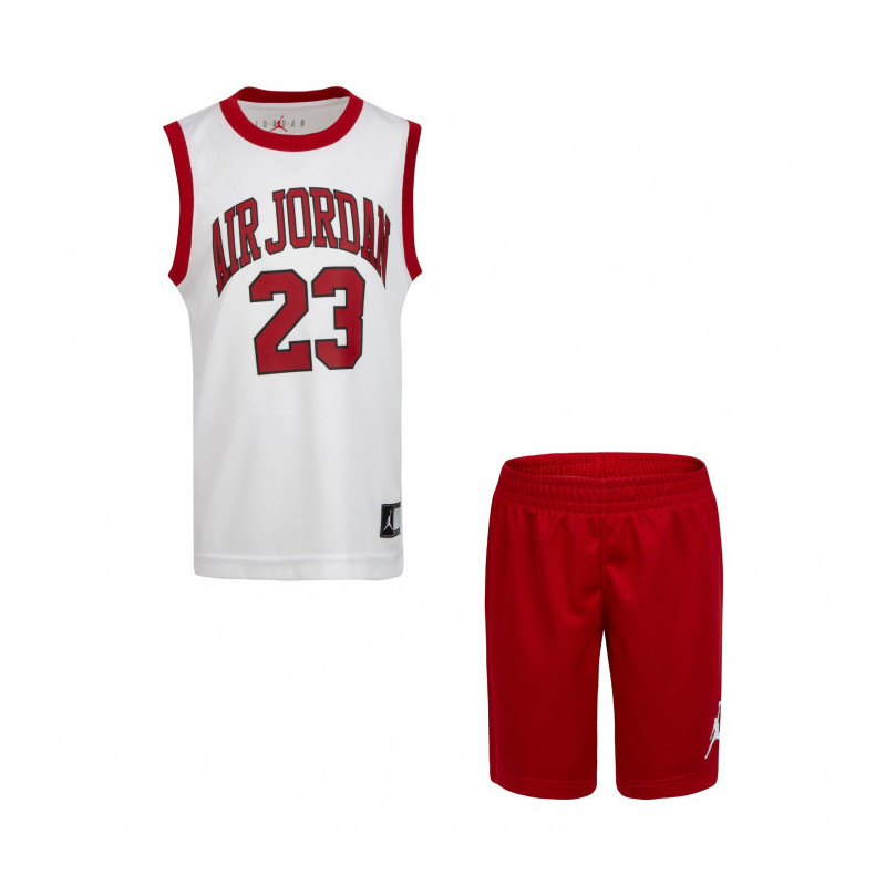 Débardeur et short Jordan Muscle 23 Blanc RD Pour Enfant