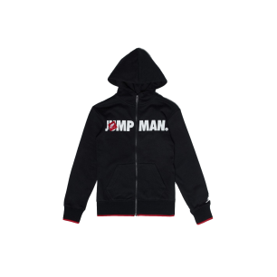 Sudadera zip Jordan Jumpman Hoody negro para nino