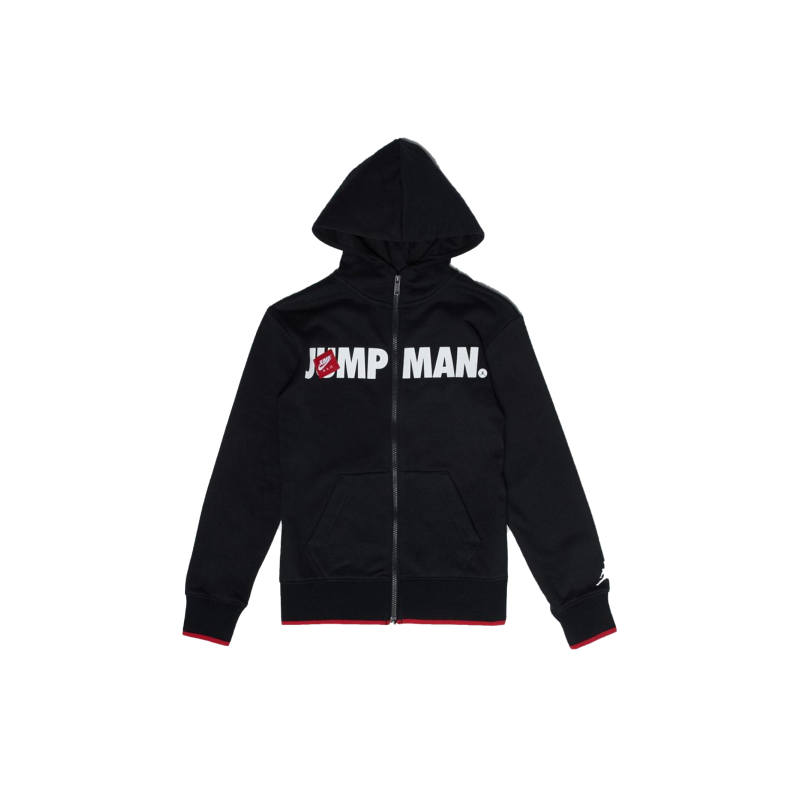 Youth's Jordan Jumpman Hoody Full zip Black
