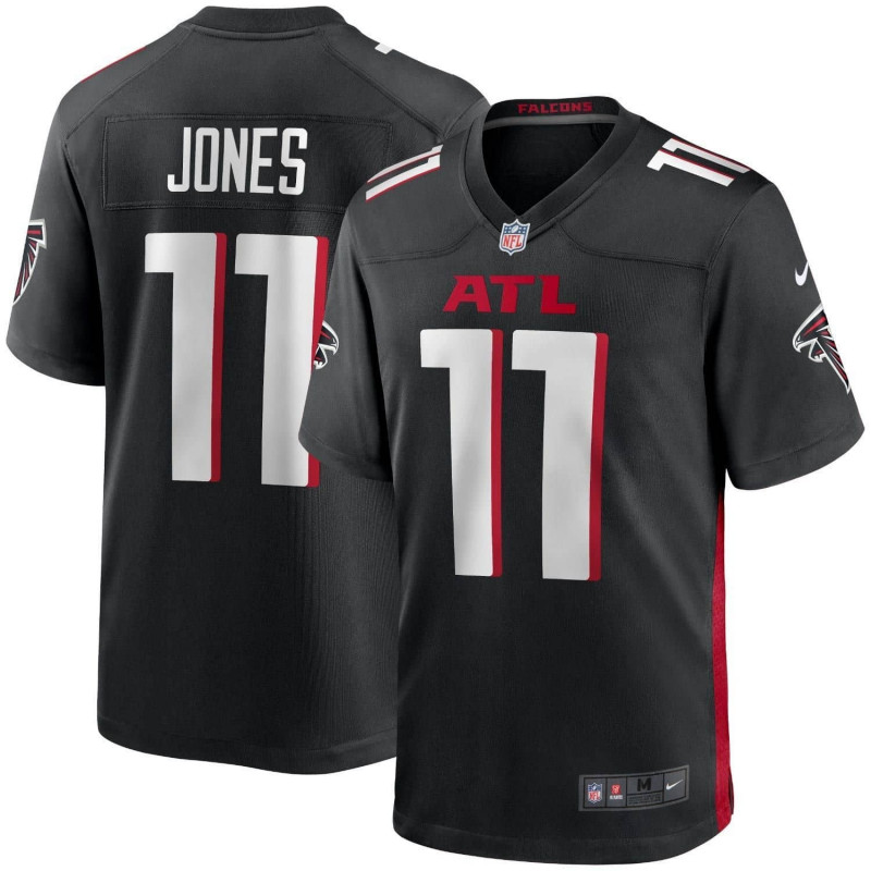 Maillot NFL Julio Jones Atlanta Falcons Nike Game Team colour Noir