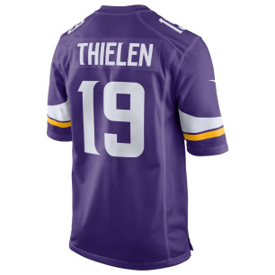 Nike NFL Game Team colour jersey Adam Thielen Minnesota Vikings Purple