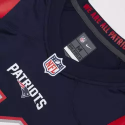 Maillot NFL Julian Edelman New England Patriots Nike Game Team colour bleu marine