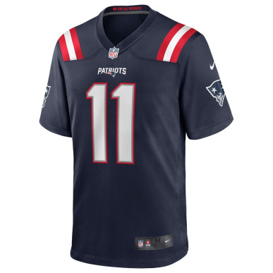 Nike NFL Game Team colour jersey Julian Edelman New England Patriots Navy
