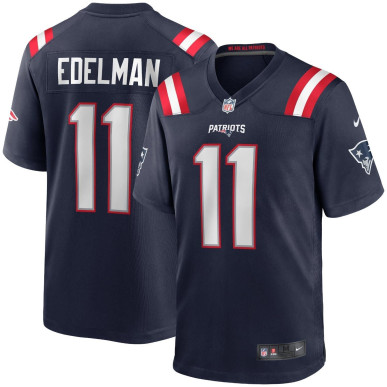 Nike NFL Game Team colour jersey Julian Edelman New England Patriots Navy
