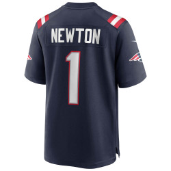 Camiseta NFL Cam Newton New England Patriots Nike Game Team colour azul