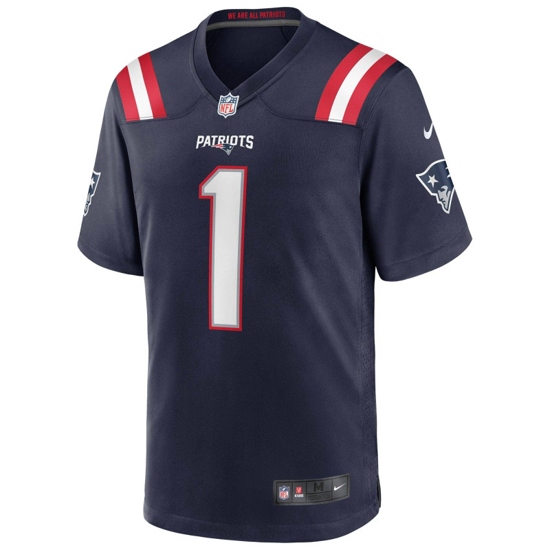 Nike NFL Game Team colour jersey Cam Newton New England Patriots Navy