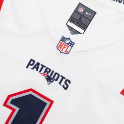 Camiseta NFL Cam Newton New England Patriots Nike Game Team colour blanco