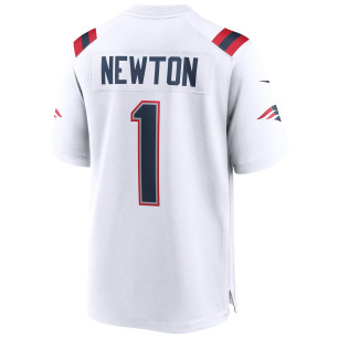 Nike NFL Game Team colour jersey Cam Newton New England Patriots White