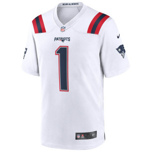Nike NFL Game Team colour jersey Cam Newton New England Patriots White