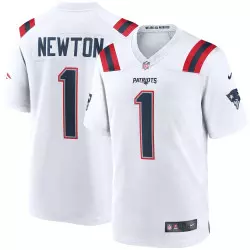 Maillot NFL Cam Newton New England Patriots Nike Game Team colour blanc