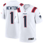 Camiseta NFL Cam Newton New England Patriots Nike Game Team colour blanco