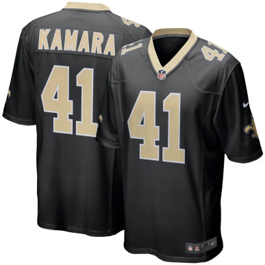 Nike NFL Game Team colour jersey Alvin Kamara New Orleans Saints Black