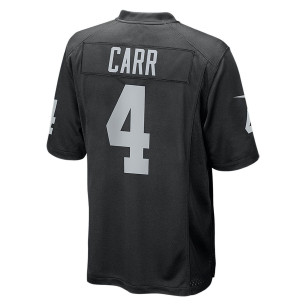 Nike NFL Game Team colour jersey Derek Carr Las Vegas Raiders Black