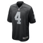 Camiseta NFL Derek Carr Las Vegas Raiders Nike Game Team colour Negro