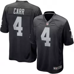 Maillot NFL Derek Carr Las Vegas Raiders Nike Game Team colour Noir