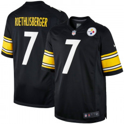 Camiseta NFL Ben Roethlisberger Pittsburgh Steelers Nike Game Team colour Negro
