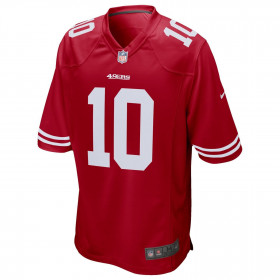 Maillot NFL Jimmy Garoppolo San Francisco 49ers Nike Game Team colour Rouge