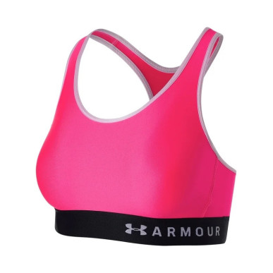 Under Armour Mid Keyhole Bra Pink