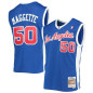 Camiseta NBA Corey Maggette Los Angeles Clippers 2002-03 Mitchell & ness NBA Hardwood Classics Swingman Azul Camiseta NBA Corey Maggette Los Angeles Clippers 2002-03 Mitchell & ness NBA Hardwood Classics Swingman Azul