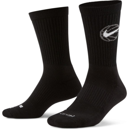 Nike Elite Everyday Socks 3 Pack Black