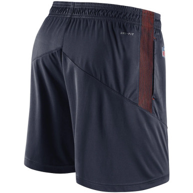 Short NFL Chicago Bears Nike Dry Knit Bleu marine pour homme