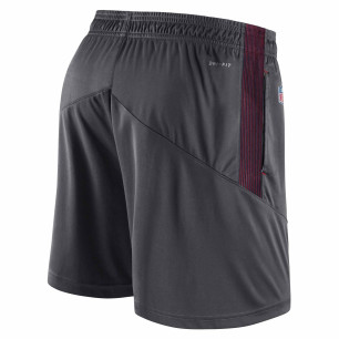 Short NFL New England Patriots Nike Dry Knit Gris pour homme