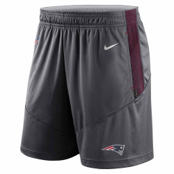 Short NFL New England Patriots Nike Dry Knit gris para hombre
