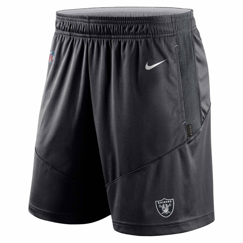 Short NFL Las Vegas Raiders Nike Dry Knit Noir pour homme