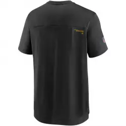 T-shirt NFL Pittsburgh Steelers Nike Logo top Coach UV Negro para hombre