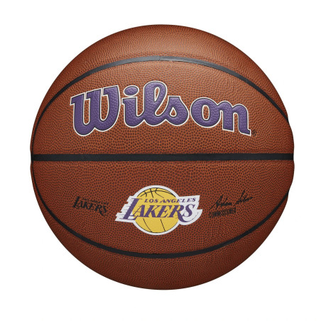 Wilson NBA Team Alliance Los Angeles Lakers Outdoor Basketball