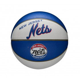 Mini Pelota de baloncesto NBA Brooklyn nets Wilson Team Retro Exterior