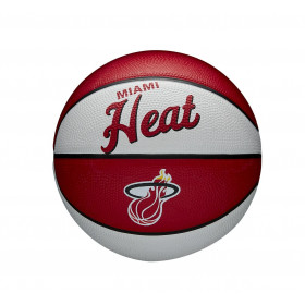 Ballon de Basketball NBA Miami Heat Wilson Team Retro Exterieur