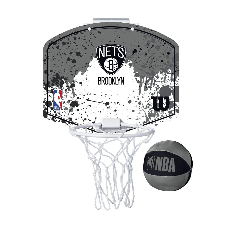 Wilson NBA Team Brooklyn nets Mini Hoop Basketball