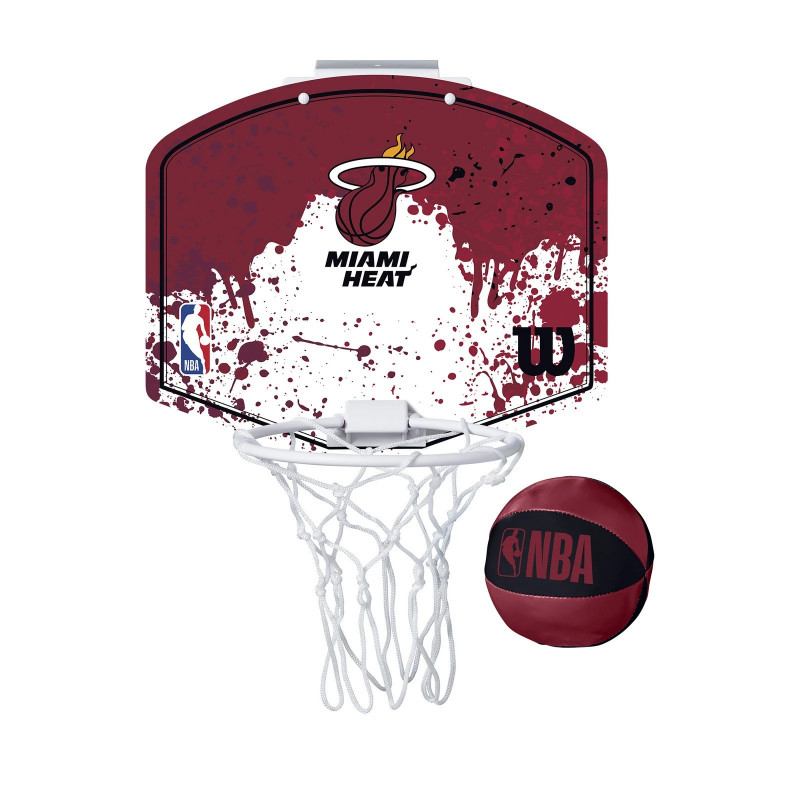 Mini Canasta de Baloncesto NBA Miami Heat Wilson Team