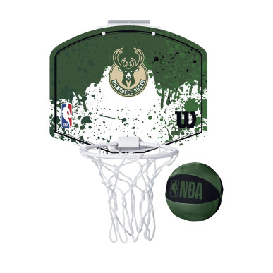 Mini Canasta de Baloncesto NBA Milwaukee Bucks Wilson Team