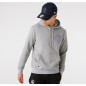 Sudadera con capucha MLB New York Yankees New Era Chain Stitch Gris