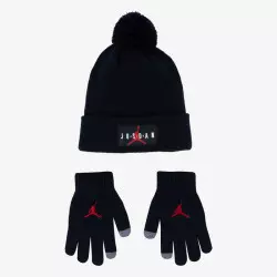 Bonnet et gants Jordan Noir pour enfant