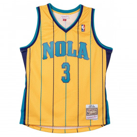 Camiseta NBA Chris Paul New Orleans Hornets 2010-11 Mitchell & ness Hardwood Classic Amarillo