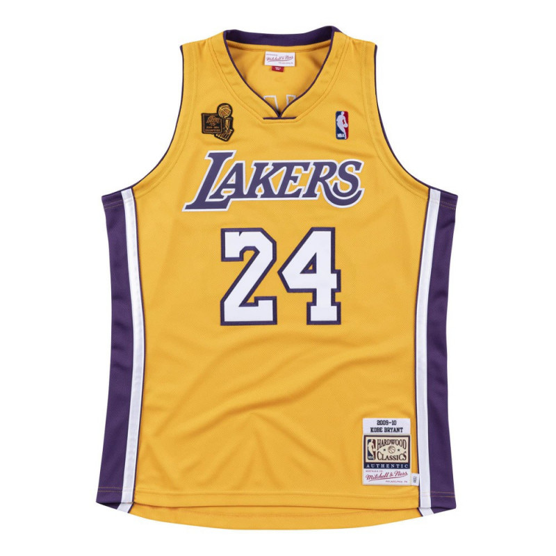 Maillot NBA Authentique Kobe Bryant Los Angeles Lakers 2008-09 Mitchell & ness Jaune