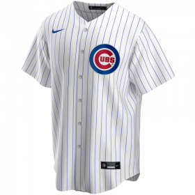 Camiseta de beisbol MLB Chicago Cubs Nike Replica Home Blanco para nino
