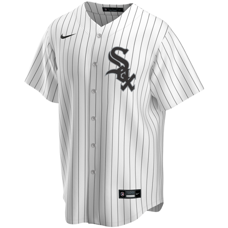 Camiseta de beisbol MLB Chicago White Sox Nike Replica Home Blanco para nino