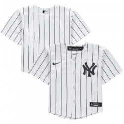 Maillot de Baseball MLB New-York Yankees Nike Replica Home Blanc pour junior