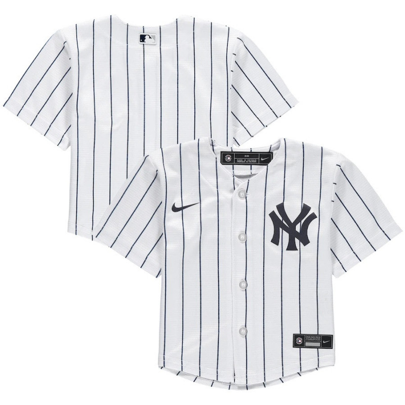 Nike MLB New York Yankees Official Replica Home Short Sleeve V Neck T-Shirt
