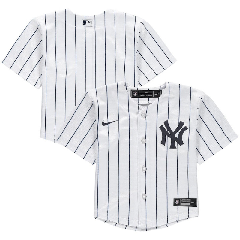 Youth's Nike Replica Home MLB jersey New-York Yankees White Youth's Nike Replica Home MLB jersey New-York Yankees White