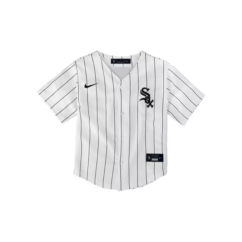 Camiseta de beisbol MLB Chicago White Sox Nike Replica Home Blanco para Chico