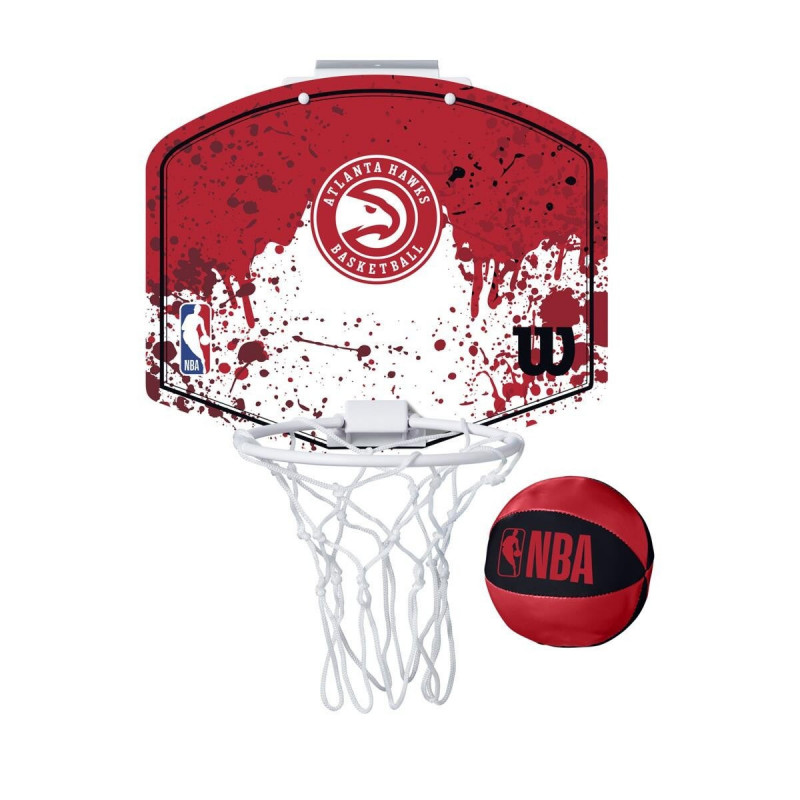 Mini Canasta de Baloncesto NBA Atlanta Hawks Wilson Team